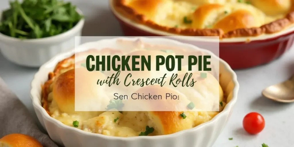 chicken pot pie with crescent rolls