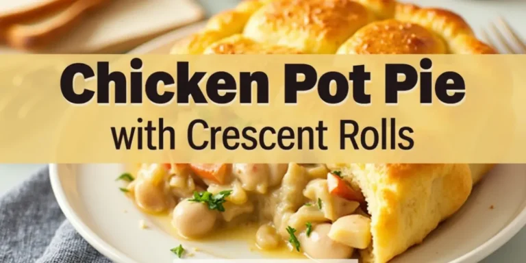 chicken pot pie with crescent rolls