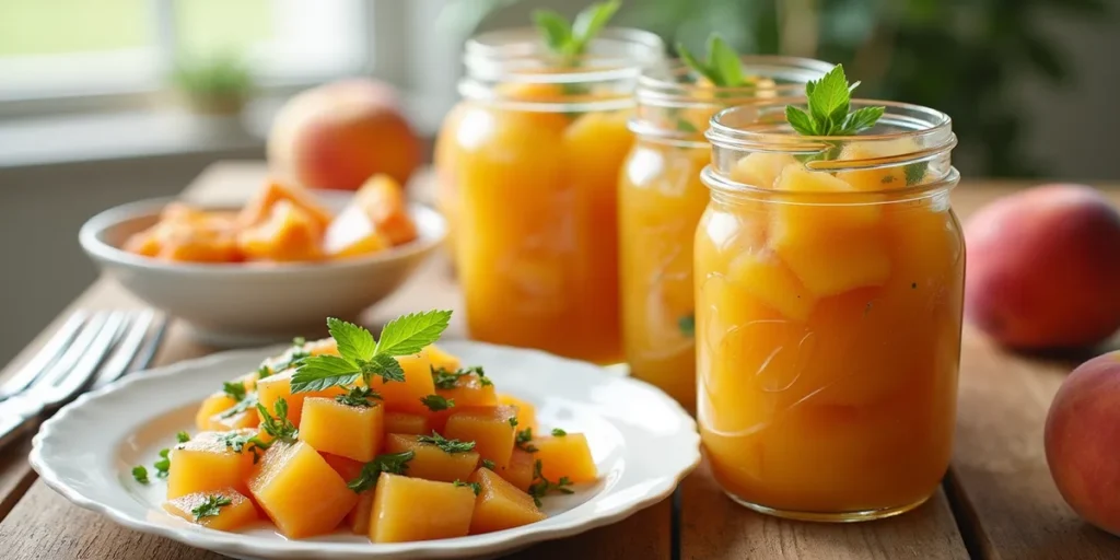 canned peach pie filling recipe