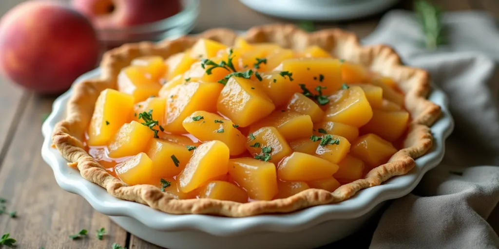 canned peach pie filling recipe