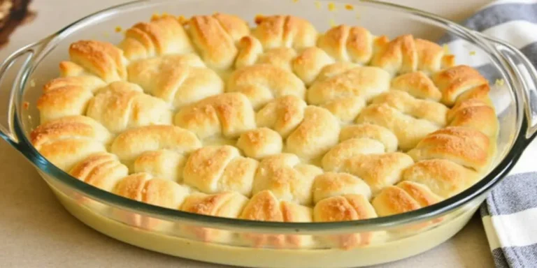 chicken pot pie using crescent rolls