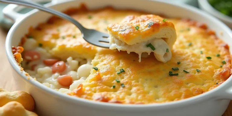 chicken pot pie with crescent rolls