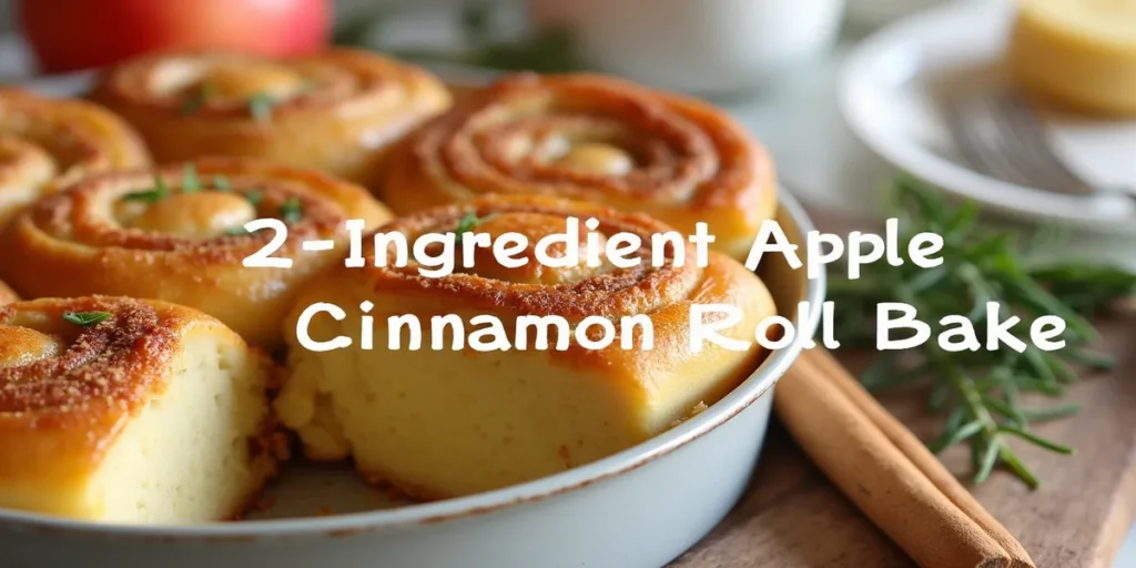 cinnamon rolls apple pie filling