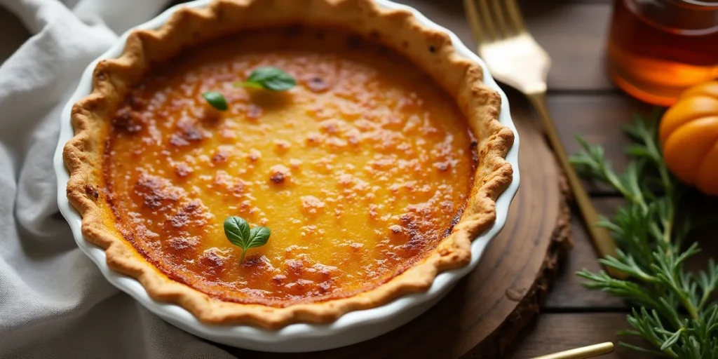 creme brulee pumpkin pie