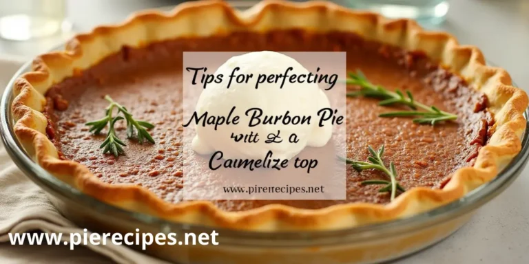 maple bourbon pumpkin pie