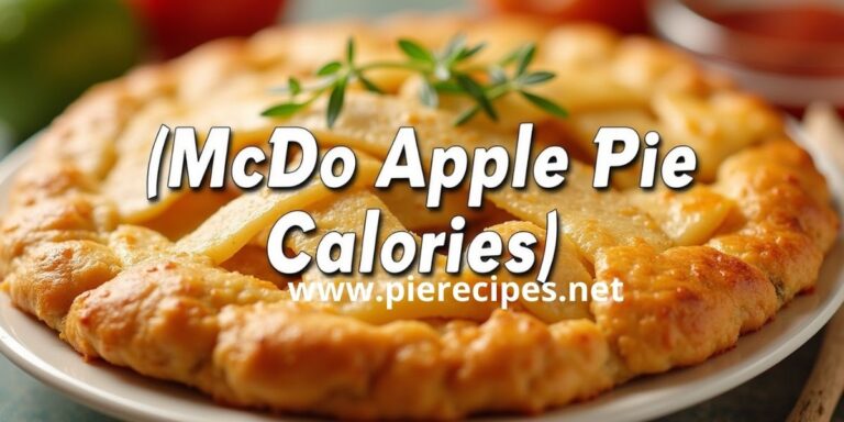 mcdo apple pie calories